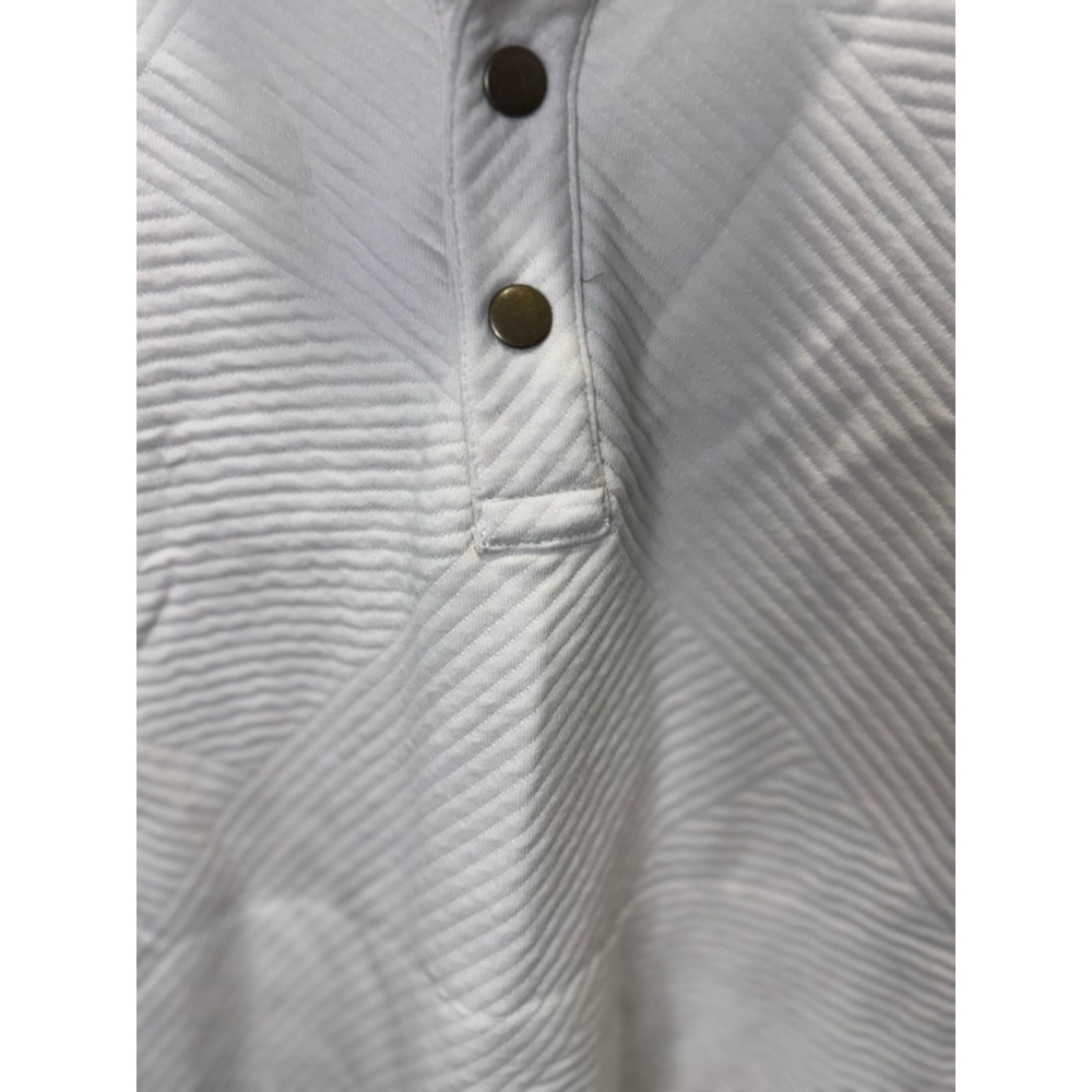 Men's Goodfellow & Co Ivory Quilted Sweatshirt M - Picture 4 of 8
